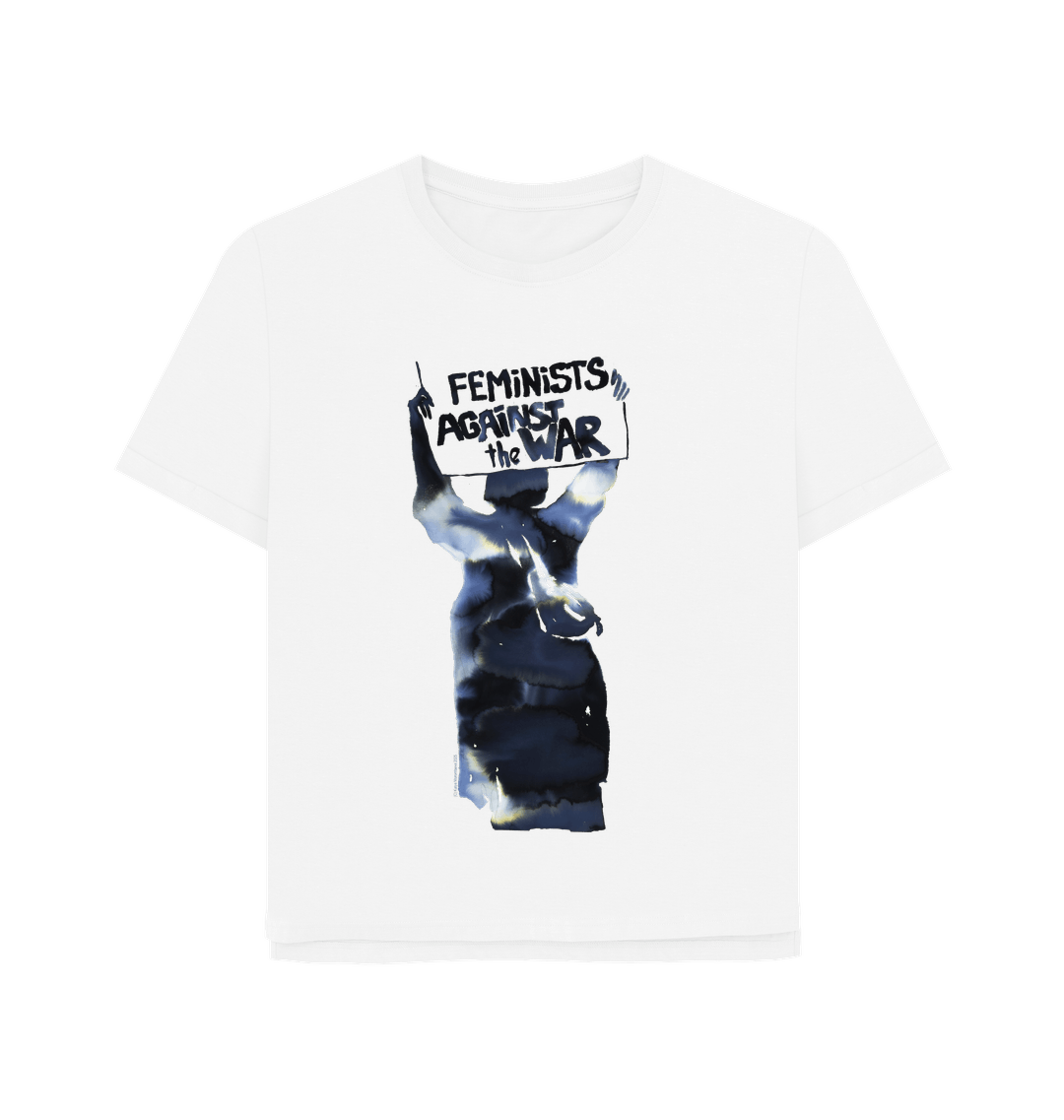 White Printed T-shirt Front