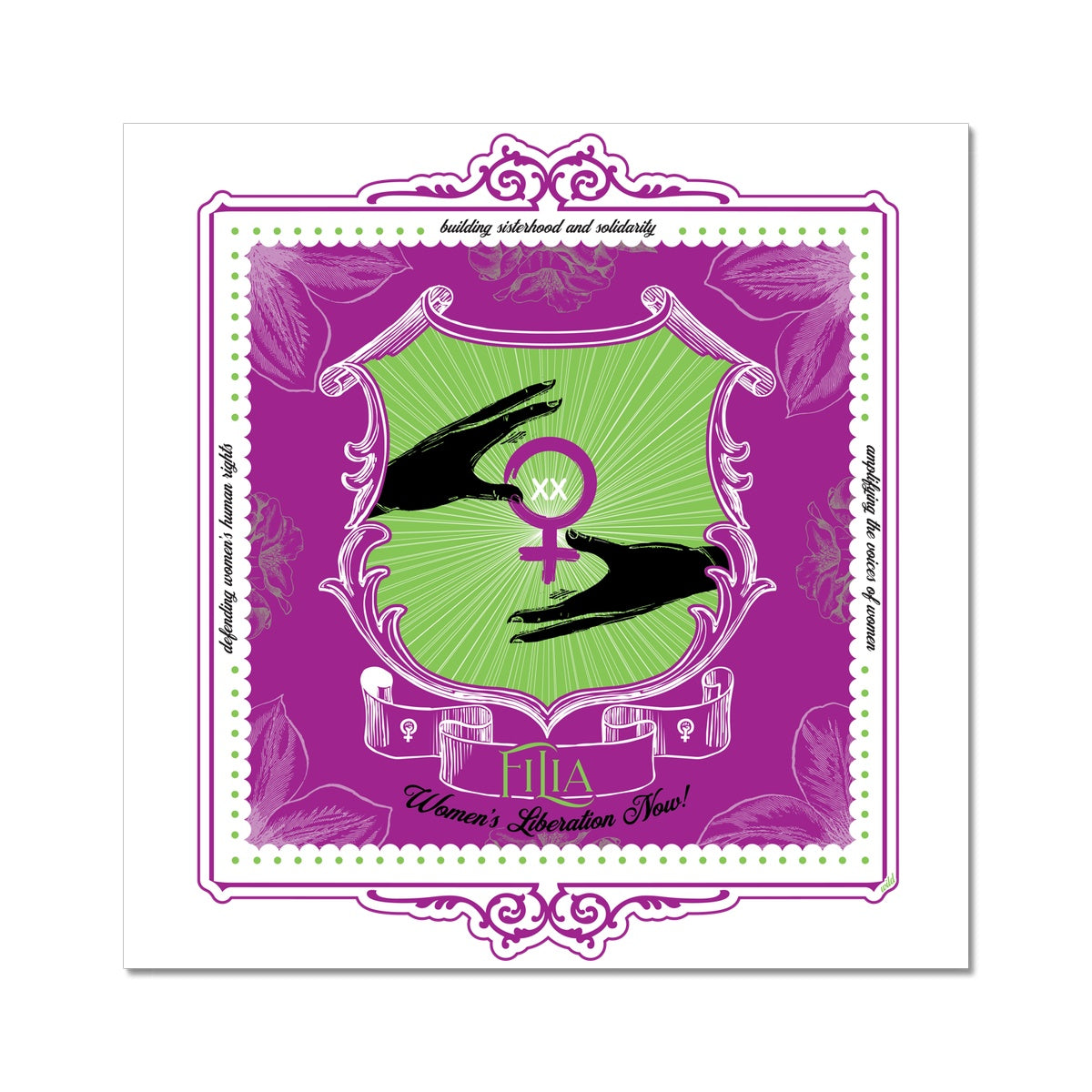 Angela Wild 'XX' Wall Art Poster