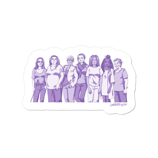 Laura Strego 'Intersectionality' Sticker (White)