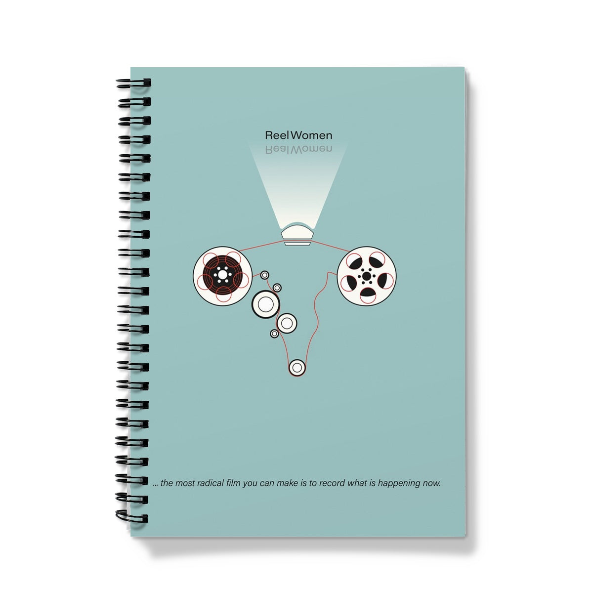 Rachel Ara 'Reel Women' Notebook (blue)