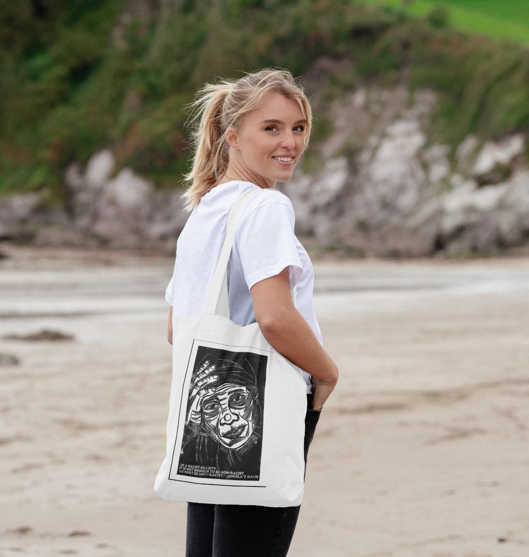 Cássia Roriz 'A Hopeful Future' Organic Tote Bag