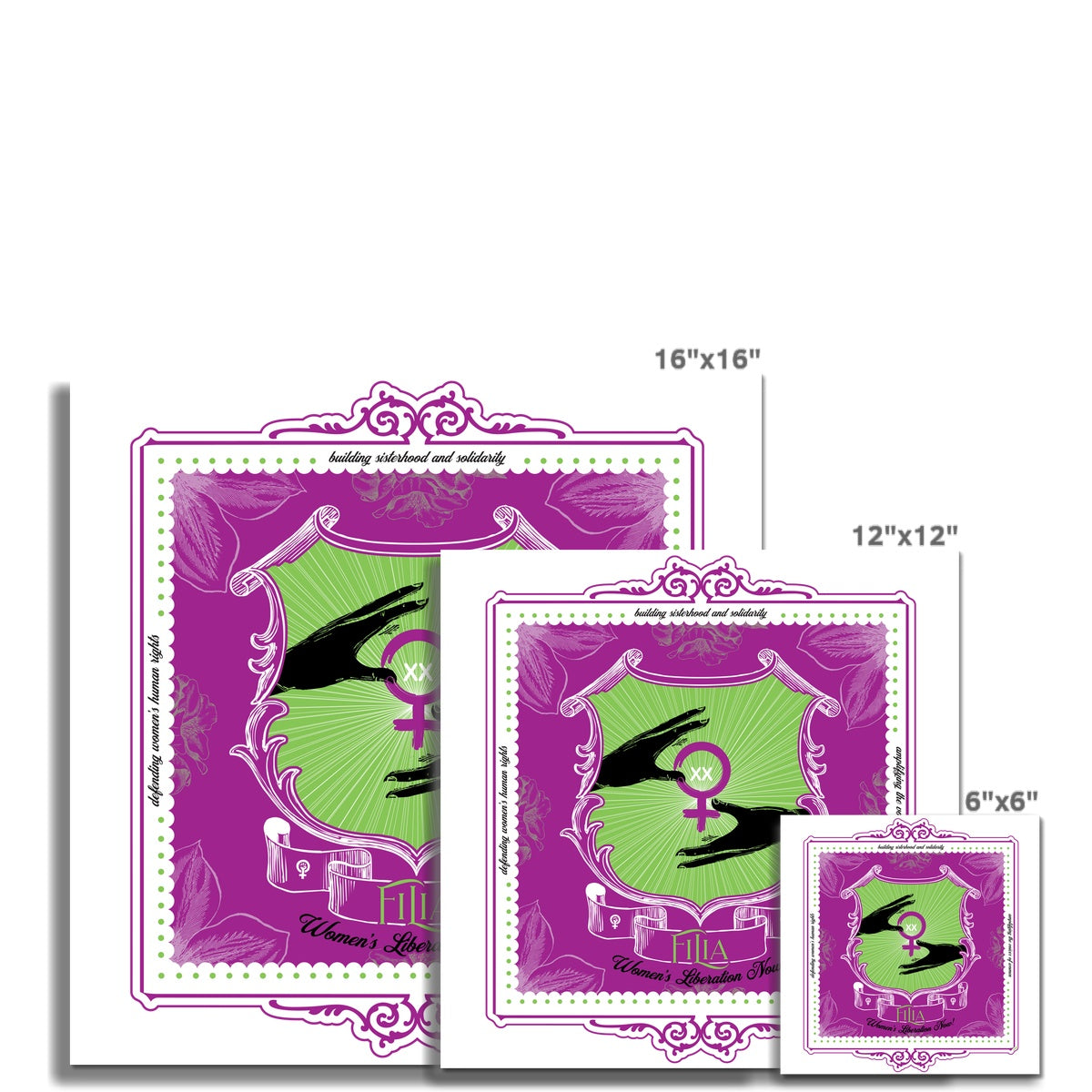 Angela Wild 'XX' Wall Art Poster