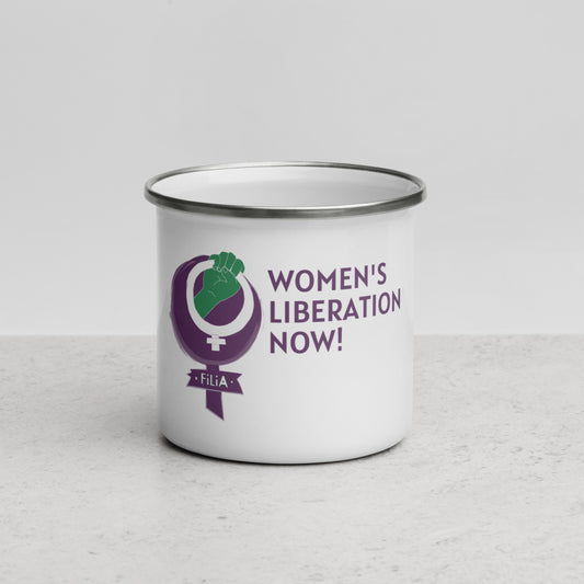 FiLiA Logo Enamel Mug