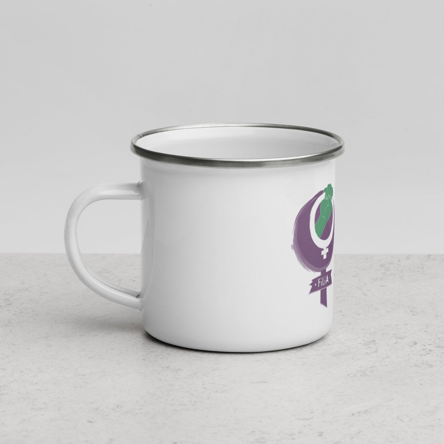 FiLiA Logo Enamel Mug