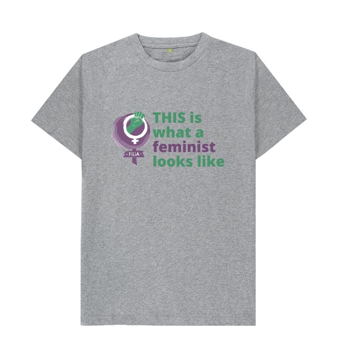 Athletic Grey THIS is what a feminist looks like Men's Style T-Shirt