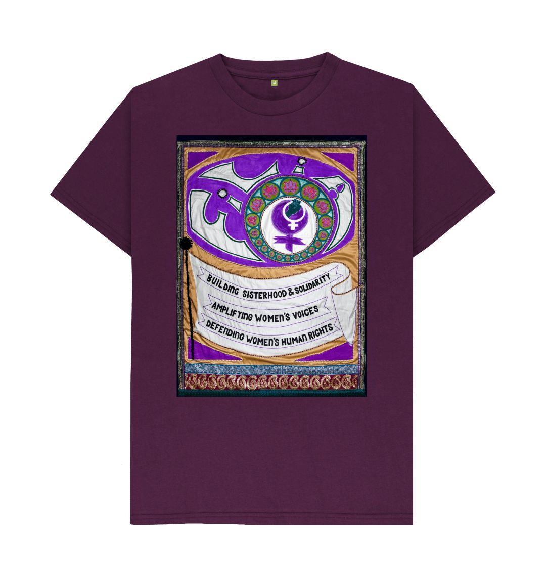 Purple FiLiA Banner Men's Style T-Shirt