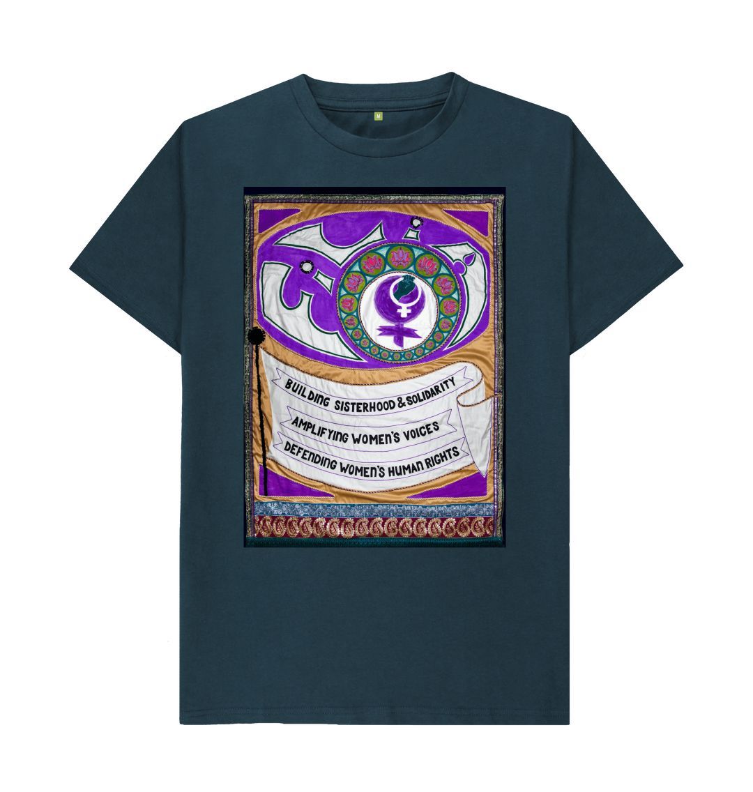 Denim Blue FiLiA Banner Men's Style T-Shirt