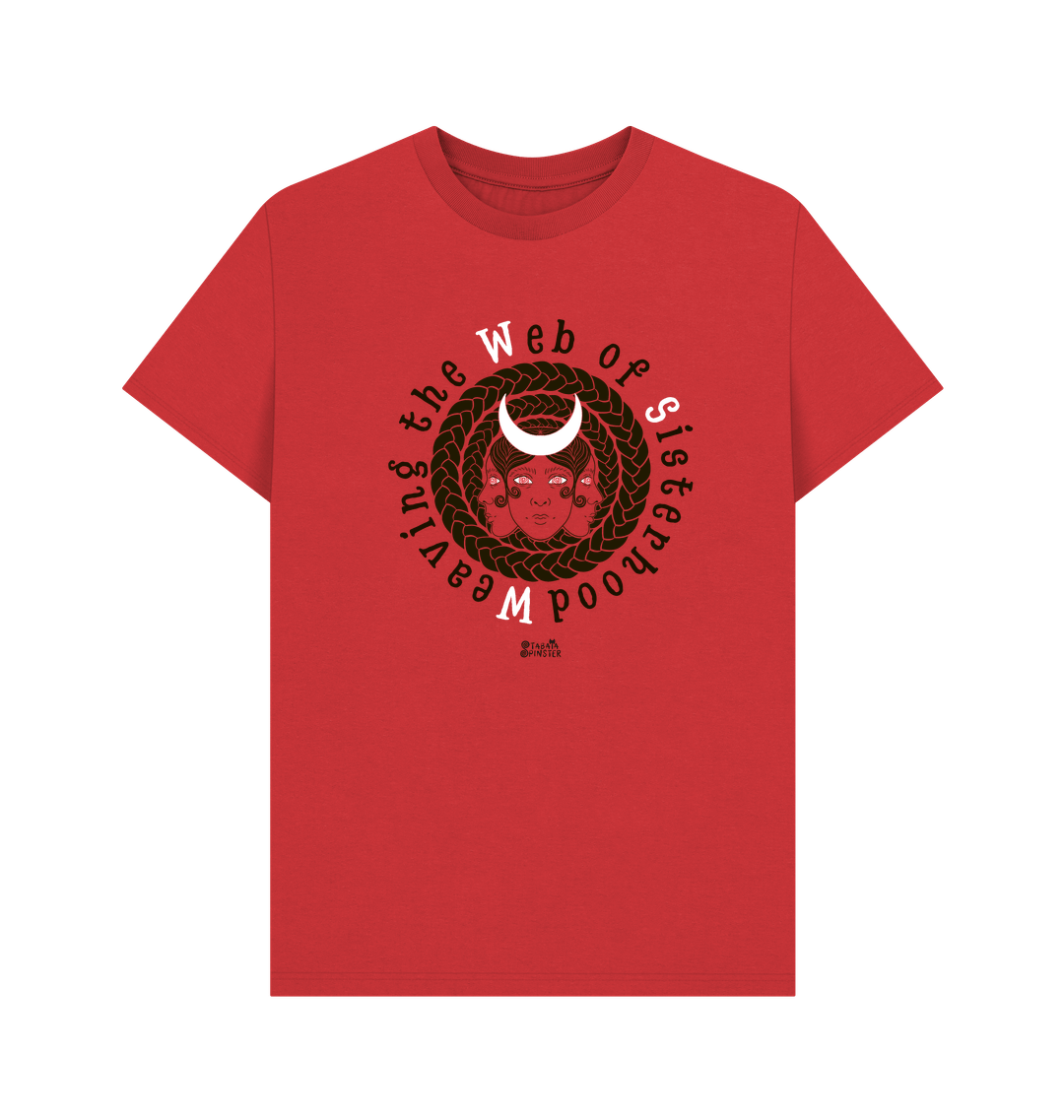 Red Printed T-shirt Front