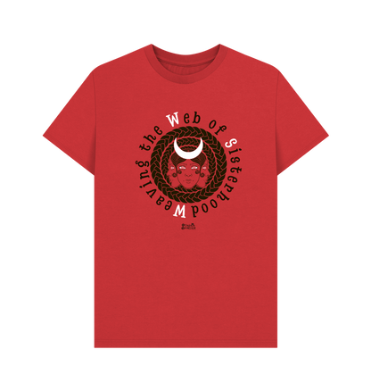 Red Printed T-shirt Front