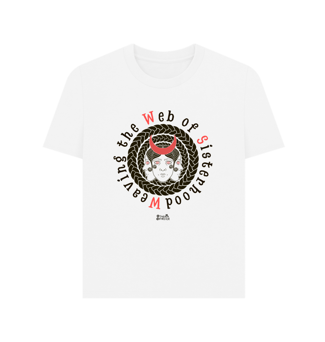 White Printed T-shirt Front