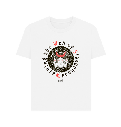 White Printed T-shirt Front