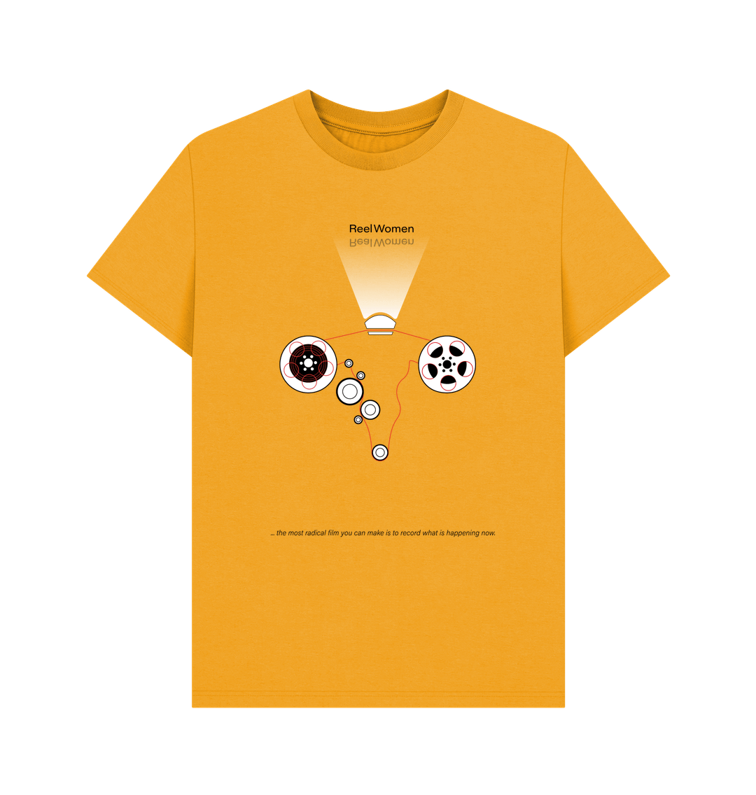 Mustard Rachel Ara 'Reel Women' Organic Unisex Style T-Shirt