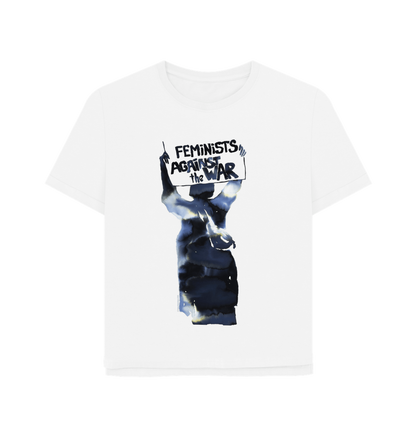 White Printed T-shirt Front