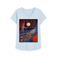 Sky Blue Printed T-shirt Front