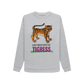 Light Heather Printed Sweater Front
