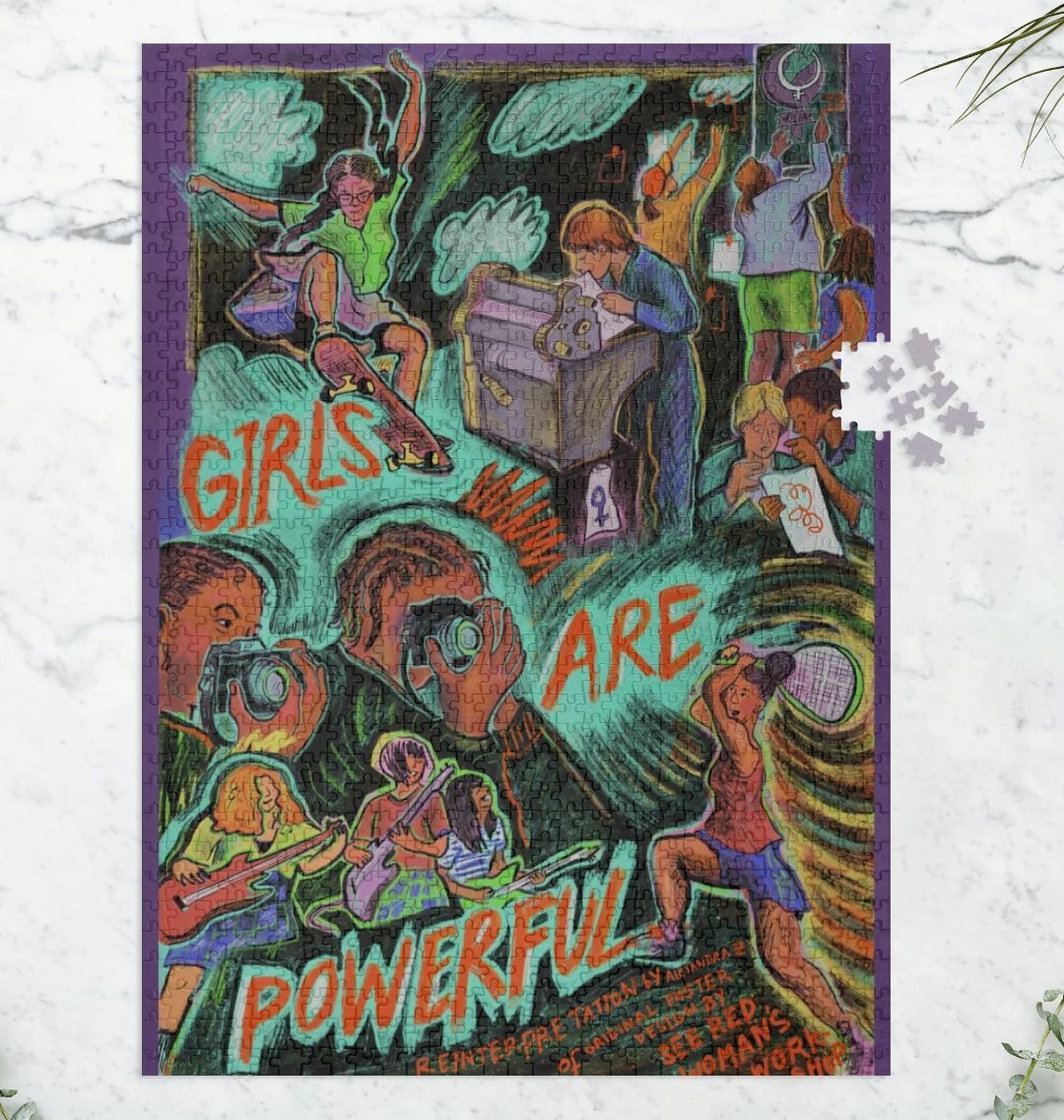 Alejandra Zamudio 'Girls are Powerful' Puzzle