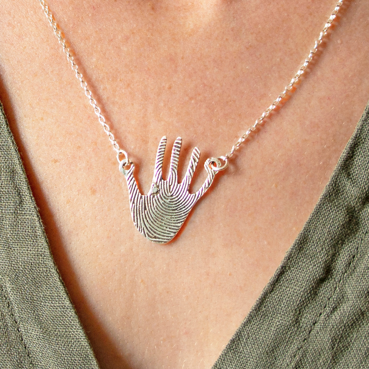 Dittany Rose Sterling Silver 'Stop' Necklace - Limited Edition – FiLiA Shop