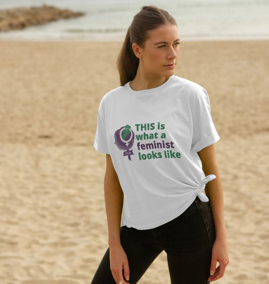 THIS is what a feminist looks like FiLiA Women's Organic T-Shirt