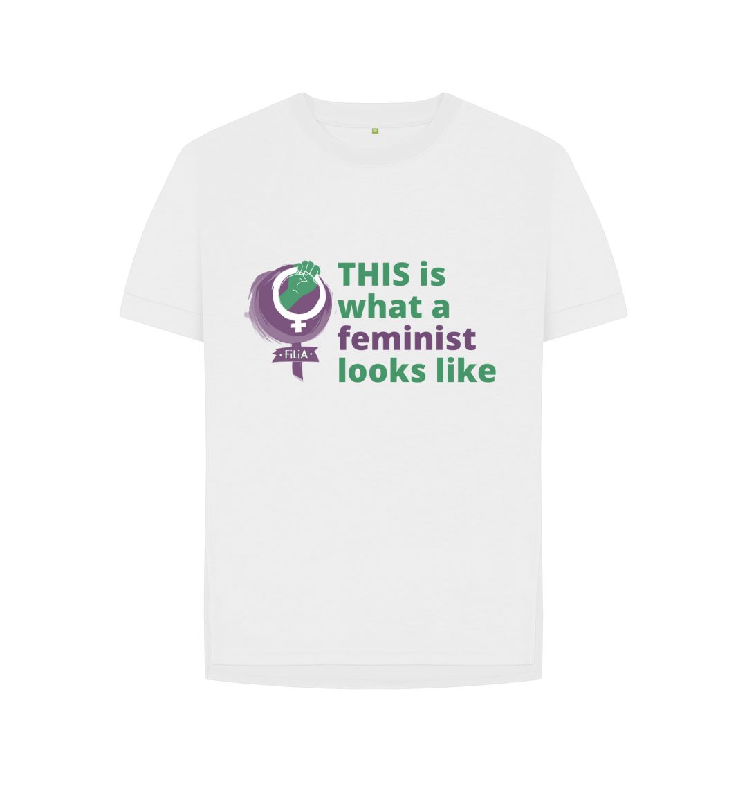 White THIS is what a feminist looks like FiLiA T-Shirt