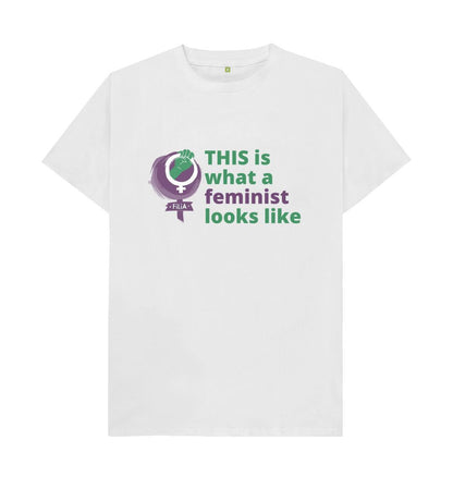 White THIS is what a feminist looks like Men's Style T-Shirt