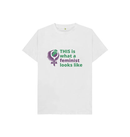 White THIS is what a Feminist looks like FiLiA T-Shirt - Kids