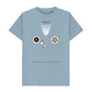 Stone Blue Rachel Ara 'Reel Women' Organic Men's Style T-Shirt