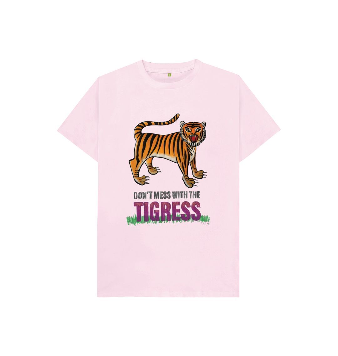 Pink Nina Edge 'Don't Mess with the Tigress' Kids T-Shirt
